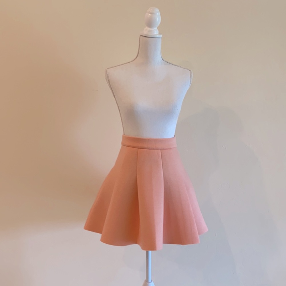 FrontRowShop Skater skirt, peach, pockets, small
